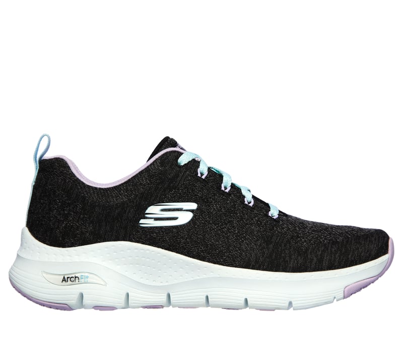 Skechers Arch Fit - Comfy Wave, BLACK / LAVENDER, fullimage number 0