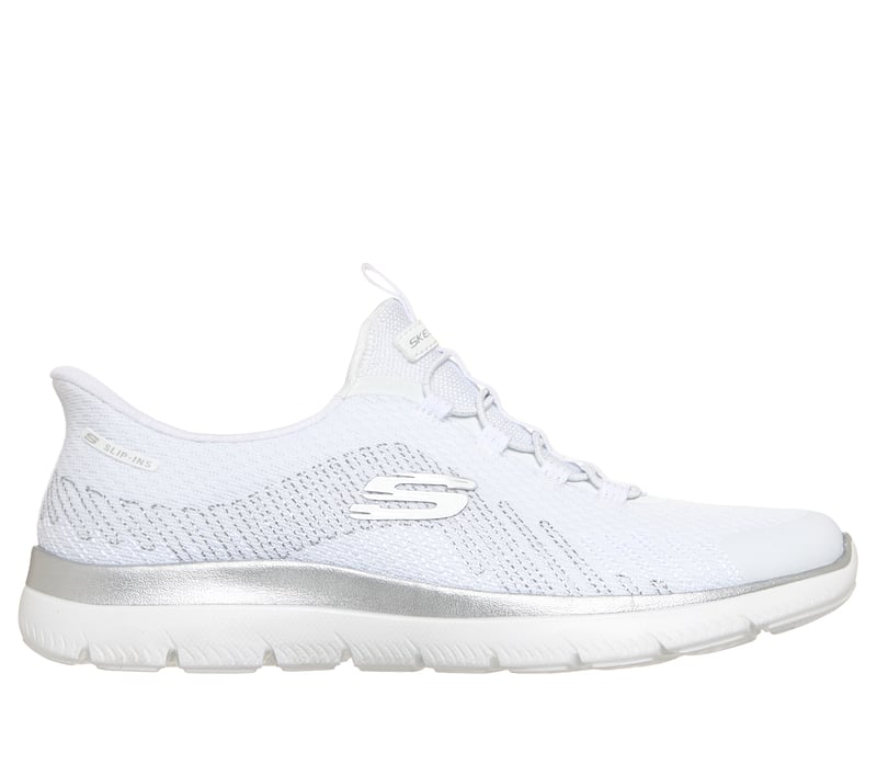 Skechers Slip-ins: Summits - Sweet Stitch, WHITE / SILVER, fullimage number 0