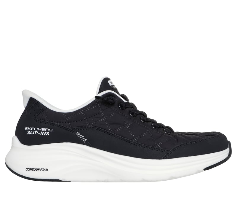 Skechers Slip-ins: Contour Foam - Cozy Fit, NOIR / BLANC, fullimage number 0