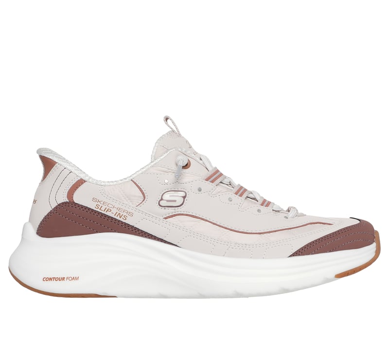 Skechers Slip-ins: Contour Foam - Cozy Fit Sweet Nostalgia, NATUURLIJK / BRUIN, fullimage number 0
