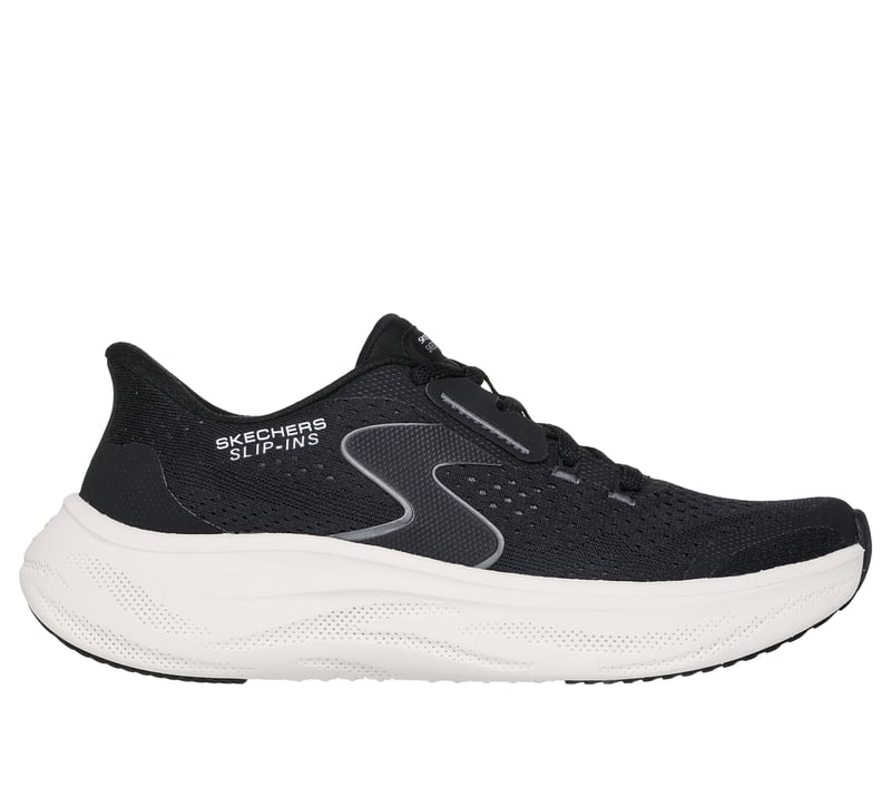 Skechers Slip-ins: Skech Cloud - Plush Horizon, BLACK / WHITE, fullimage number 0