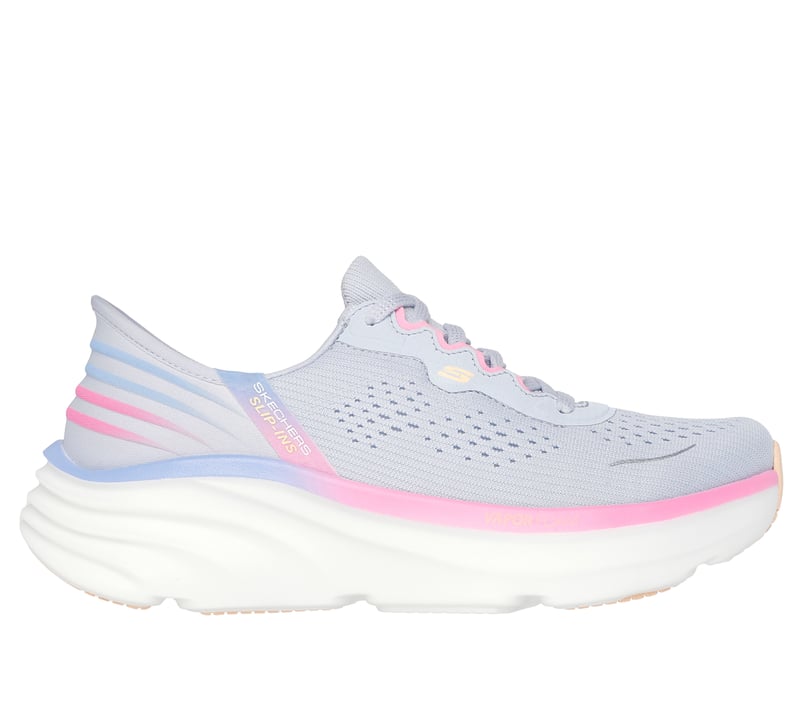 Skechers Slip-ins Relaxed Fit: D'Lux Vapor, LIGHT GRAY / MULTI, fullimage number 0