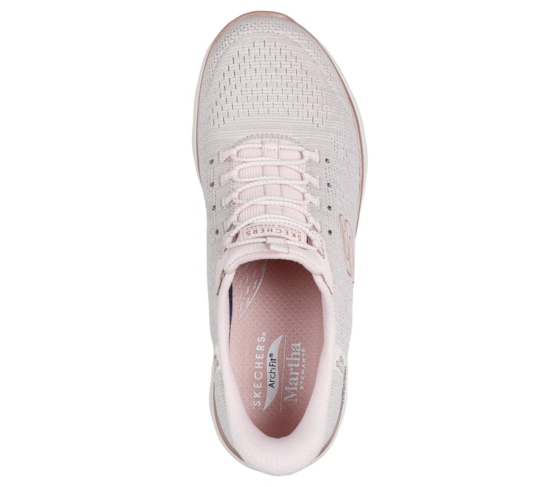 Martha Stewart Skechers Slip-ins: Arch Fit Summits - Soft Shimmer