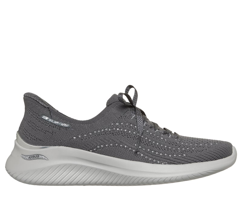 Skechers Slip-ins Martha Stewart: Arch Fit Ultra Flex 3.0 - Metallic Grace, CHARCOAL, fullimage number 0