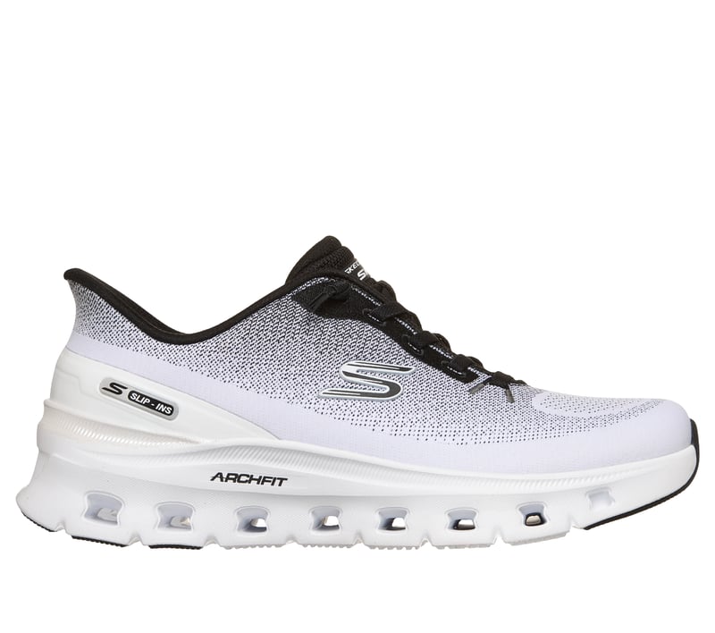 Skechers Slip-ins: Arch Fit Glide-Step Pro, WHITE / BLACK, fullimage number 0