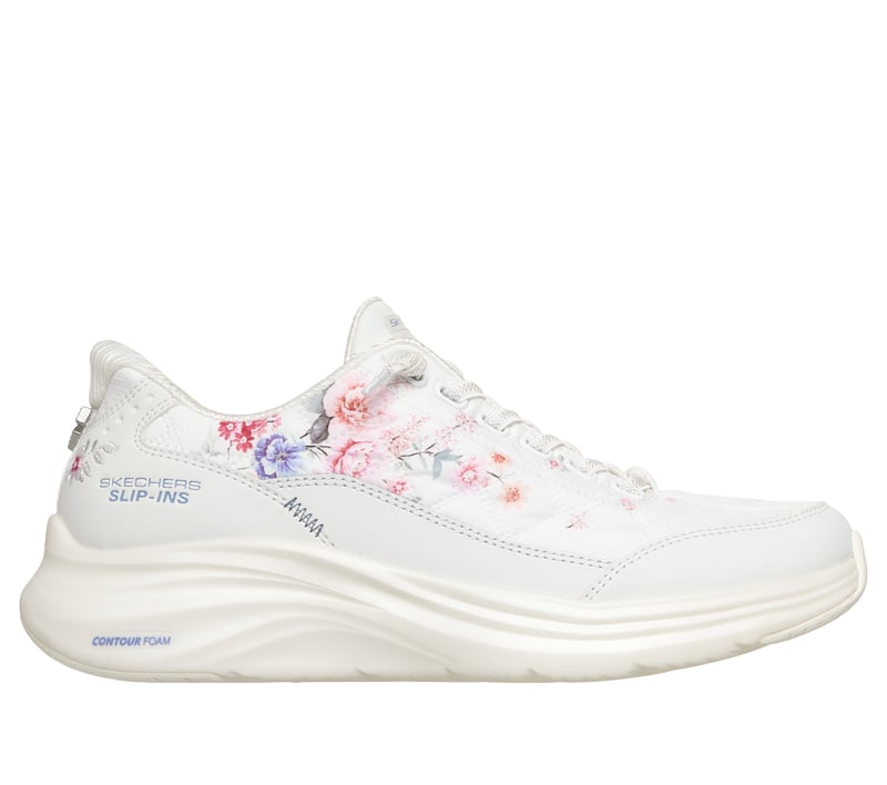Skechers Slip-ins: Contour Foam - Cozy Fit Gentle Bloom, WHITE, fullimage number 0