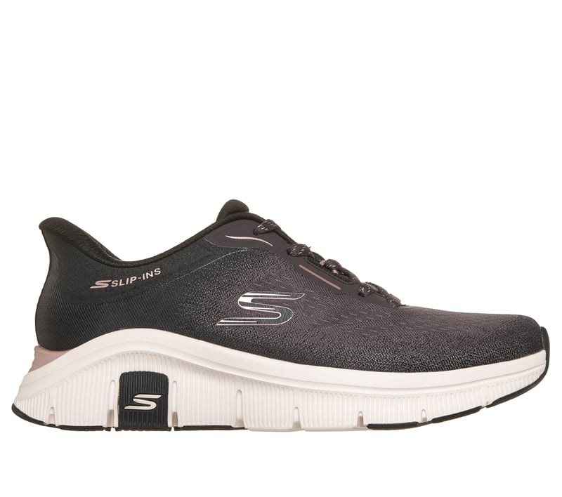 Skechers Slip-ins Relaxed Fit: Flex - Subtle Glow, NOIR / OR ROSE, fullimage number 0