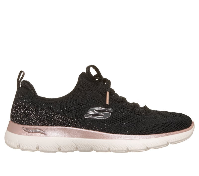 Arch Fit Summits - Shimmering Grace, BLACK / ROSE GOLD, fullimage number 0