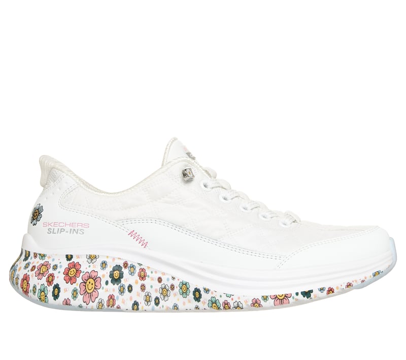 Skechers Slip-ins: Contour Foam - Cozy Fit Daisy Doodle, BLANC / MULTI, fullimage number 0