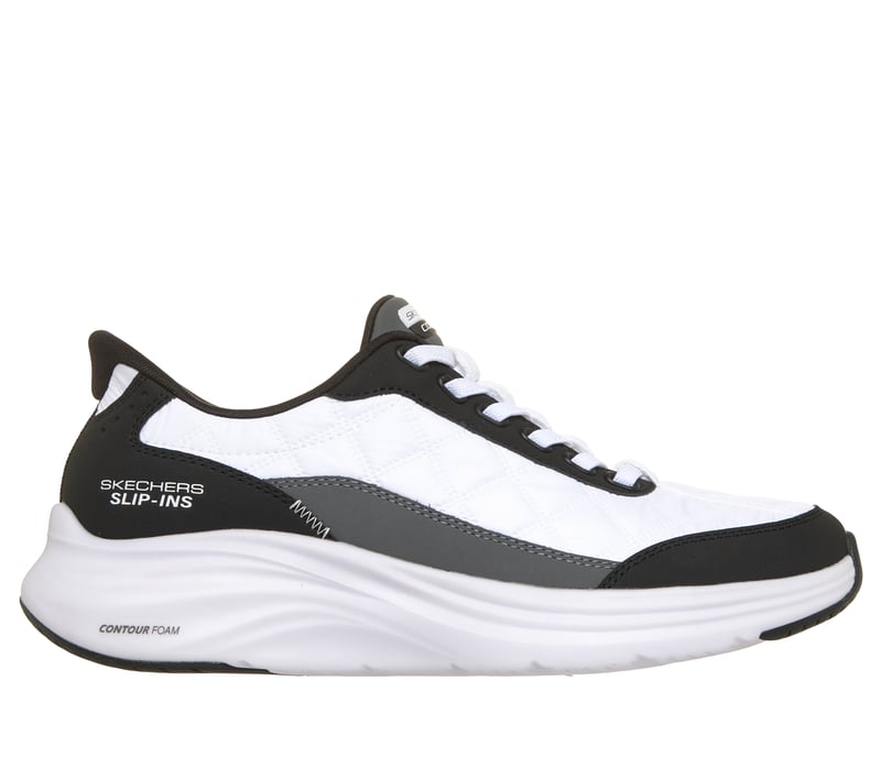 Skechers Slip-ins: Contour Foam - Cozy Fit Soft Legacy, WHITE / BLACK, fullimage number 0