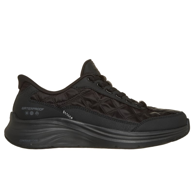 Skechers Slip-ins Waterproof: Contour Foam - Cozy Fit Misty Veil, BLACK, fullimage number 0