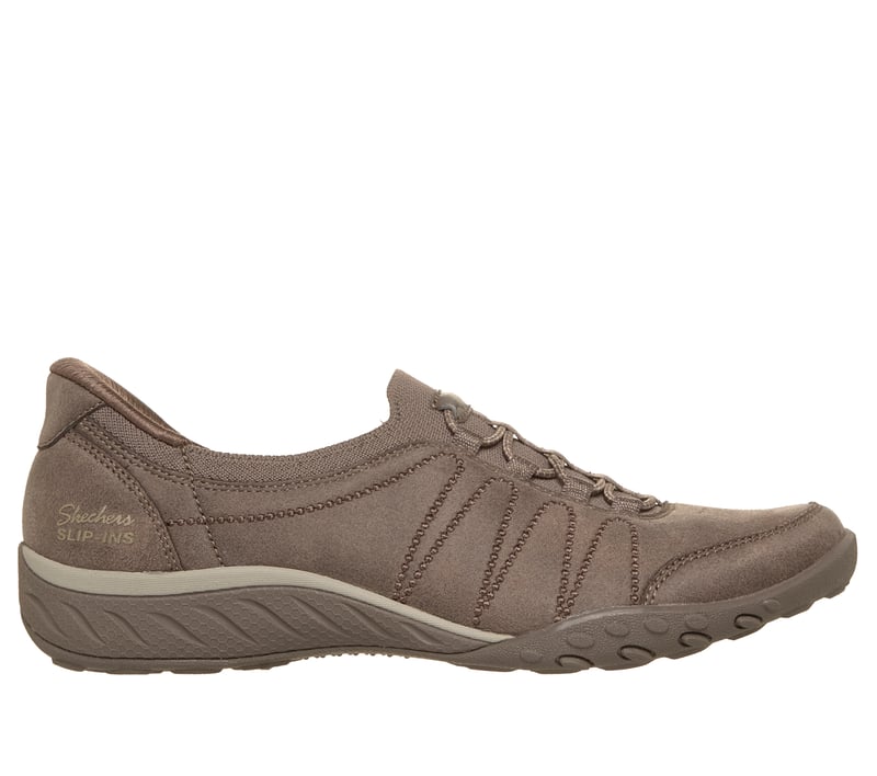 Skechers Slip-ins Relaxed Fit: Breathe-Easy - Authentic Charm, DARK TAUPE, fullimage number 0