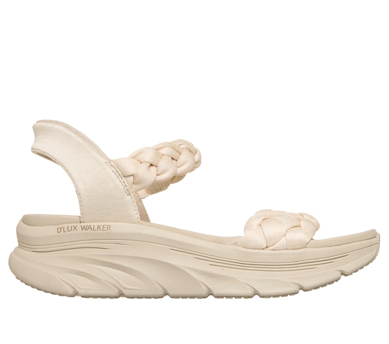 スケッチャーズ スリップインズ リラックスドフィット：デラックス ウォーカー サンダル - デイリー ツイスト！, NAT, fullimage number 0