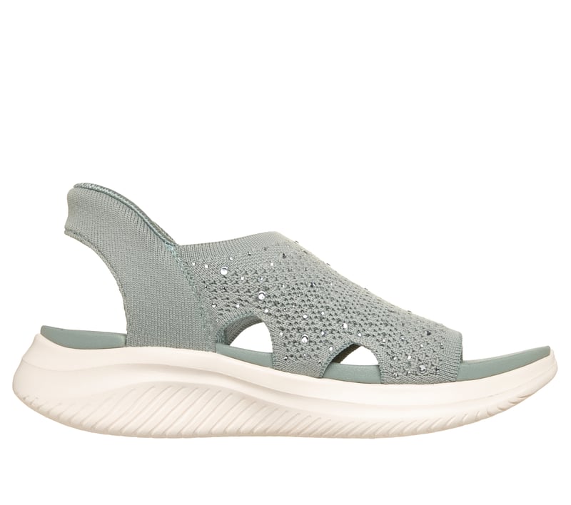 スケッチャーズ スリップインズ：ウルトラ フレックス 3.0 サンダル - グローイング アイコン, セージ, fullimage number 0