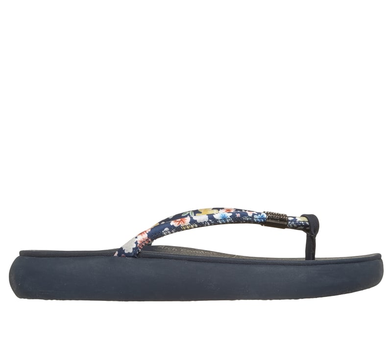 Slide-Ups Relaxed Fit: Asana Luxe - Vibrant Beauty, NAVY / MULTI, fullimage number 0