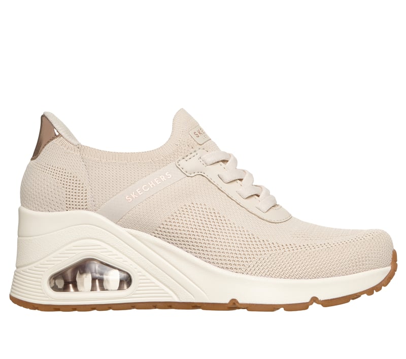Skechers Slip-ins: UNO Wedge - Slip N Knit, OFF WHITE, fullimage number 0