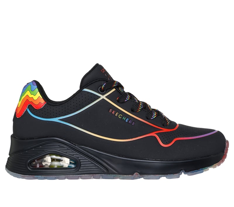 Jen Stark: Uno - Drizzl'n Rainbow, BLACK, fullimage number 0