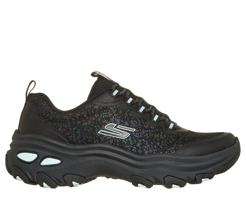 D'Lite Max - Disco Slip, NOIR / AQUA, fullimage number 0