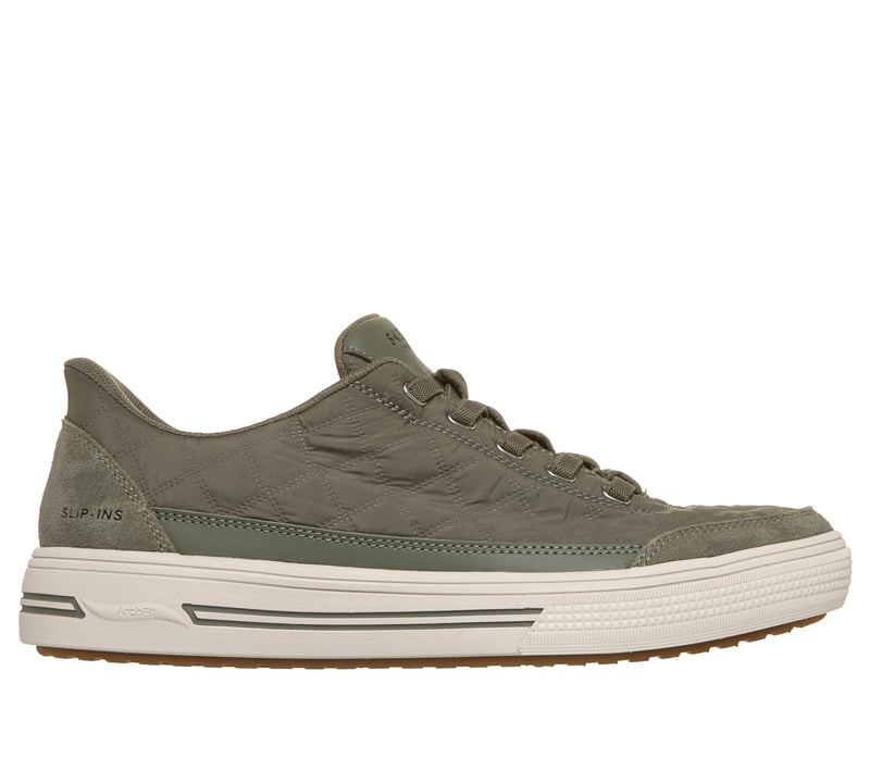 Skechers Slip-ins: Arch Fit Arcade - Cozy Fit Charming Daze, OLIVE, fullimage number 0