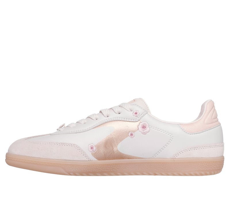 Skechers Women's Hotshot - Blooming Blossoms Sneaker | Size 8.0 | Light Pink | Synthetic/Leather