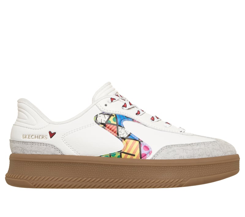 Skechers Slip-ins Britto: Hotshot HI - Britto Landscape, BLANC / MULTI, fullimage number 0