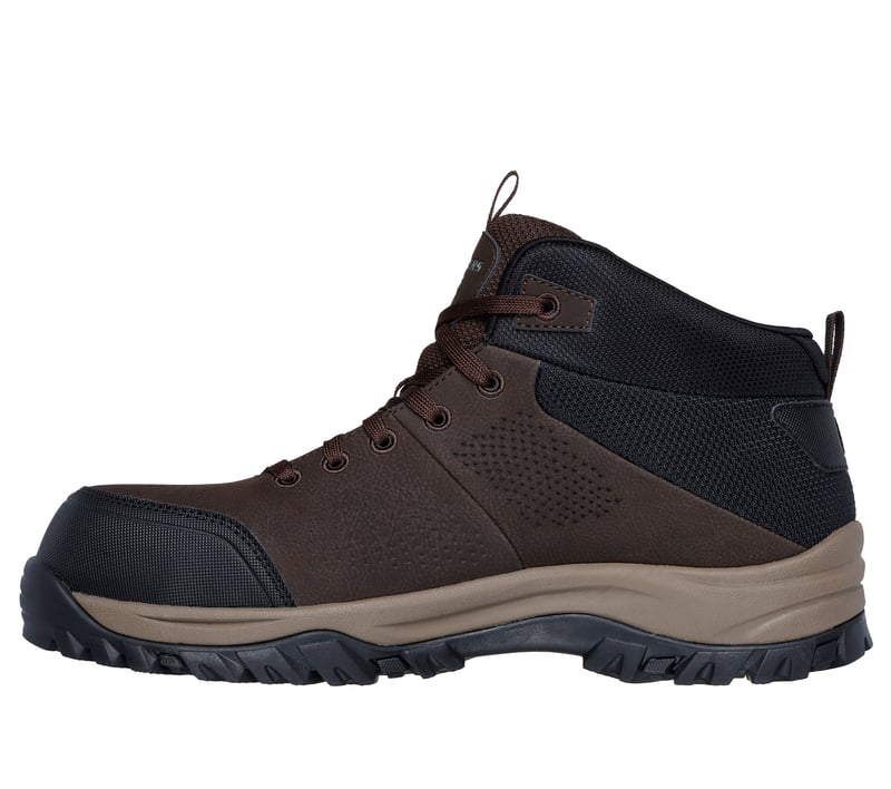 Skechers Relment Erett Mens Size 7.5 Gray Black Composite Toe Safety Work Boots Work Waterproof: Relment - Erett main image 3