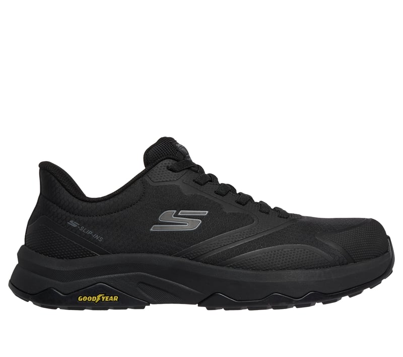 Skechers Slip-ins Work: Speed-Flex Trekker - Avlon, BLACK, fullimage number 0