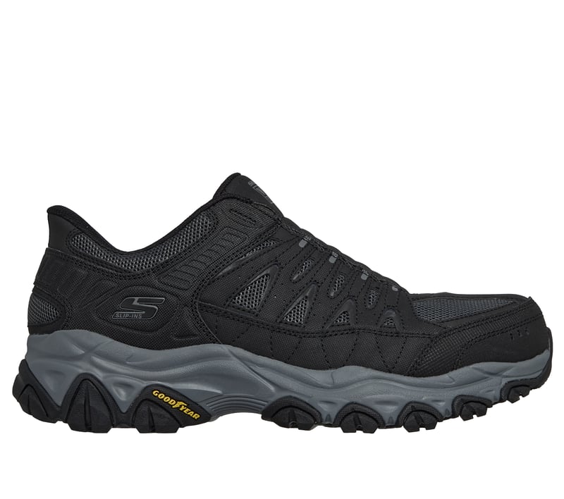 Skechers Slip-ins Work: After Burn M. Fit 2.0 - Volrock, NOIR / GRIS ANTHRACITE, fullimage number 0