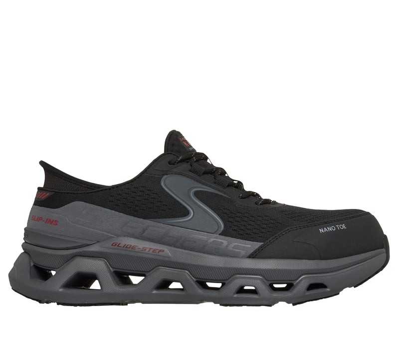 Skechers Slip-ins Work Slip-Resistant: Glide-Step Altus - Torq, NOIR / GRIS ANTHRACITE, fullimage number 0