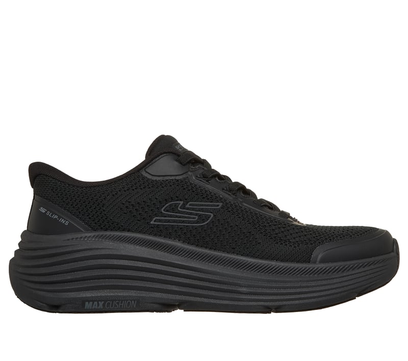 Skechers Slip-ins Work Slip-Resistant: Max Cushioning Endeavour, BLACK, fullimage number 0