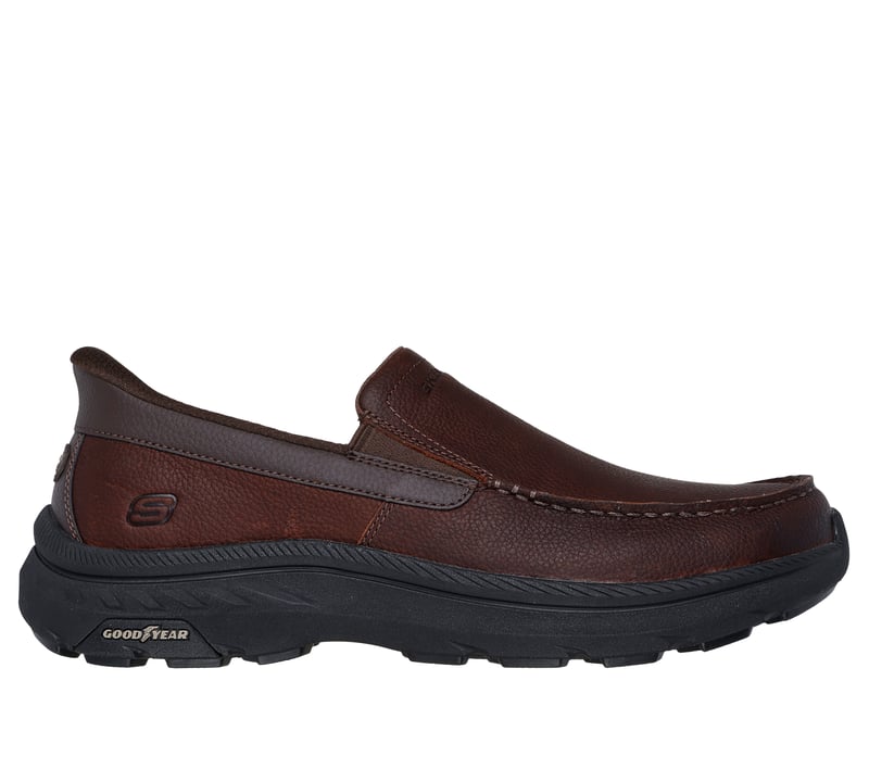 Skechers Slip-ins Relaxed Fit: Pollard - Osgood, RED / BROWN, fullimage number 0