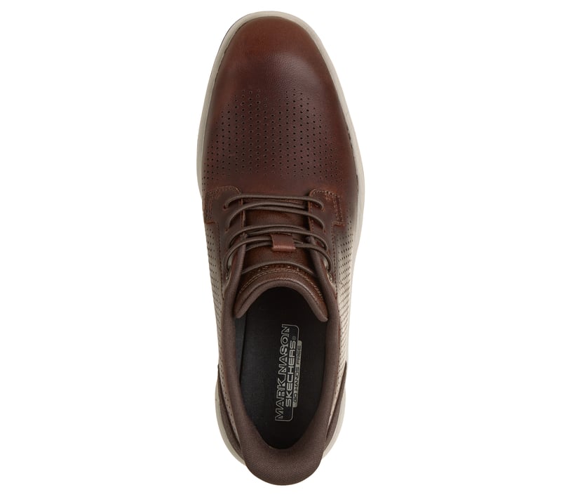 mark nason dress shoes Skechers Men's Slip-ins Nason: Casual Glide Cell - Creston | Size 11.5 | Red/Brown adding a touch of fjllhlflwop136h1 color:Black and Gray Ruched Side Draped Detail