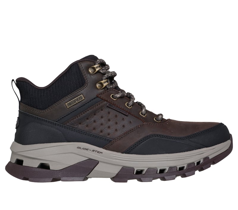 Skechers Slip-ins Waterproof Relaxed Fit: Glide-Step Randell - Brecken, ČOKOLÁDA, fullimage number 0