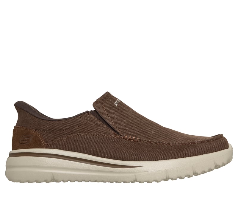 Skechers Slip-ins Relaxed Fit: Coffield - Calgary, BROWN, fullimage number 0