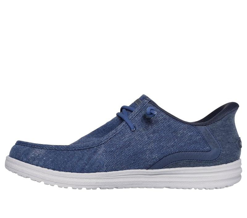 Skechers Relaxed Fit Memory Foam Men\'s Blue Jean Slip-On Shoes Size 11.5 Skechers Men main image 3