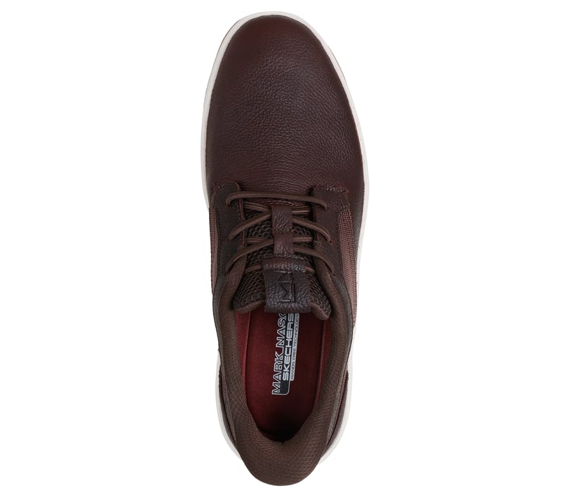 Mark Nason Skechers Men’s 8.5 Tan Brown Suede Leather Oxford Sneakers RARE MEN main image 4