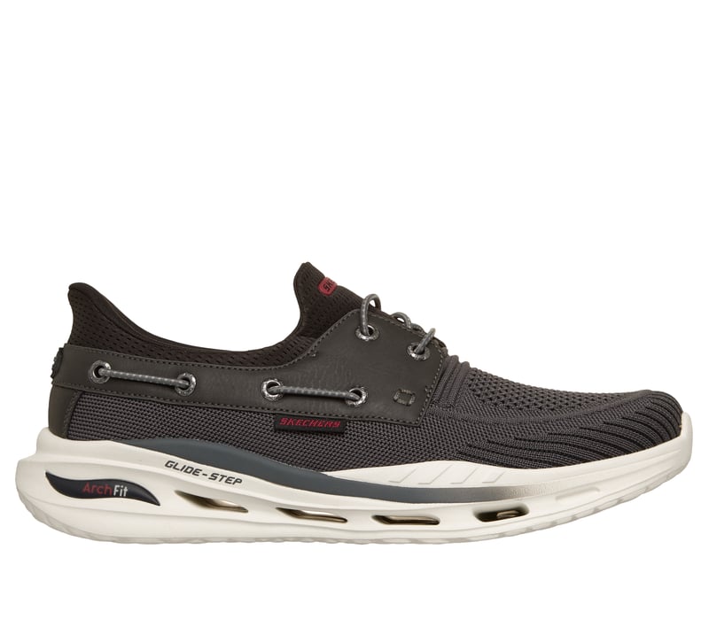 Skechers Slip-ins Relaxed Fit: Arch Fit Orvan - Starport, CHARCOAL/BLACK, fullimage number 0