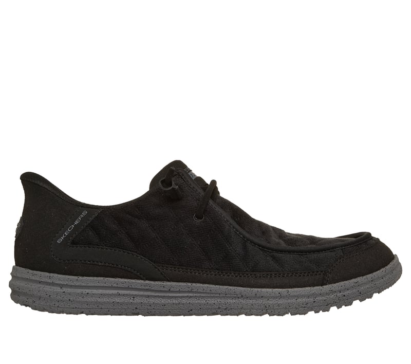 Skechers Slip-ins Relaxed Fit: Melson - Cozy Fit Diamond Moc, BLACK, fullimage number 0