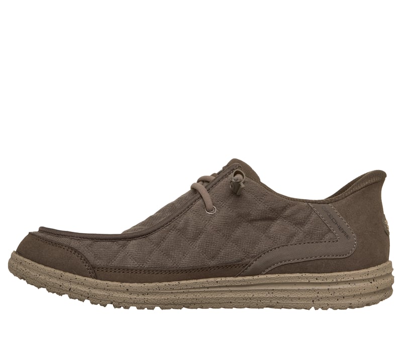 Skechers Relaxed Fit‎ 65086 Men Slip On Loafers Taupe Air Cooled Memory Foam 8.5 Skechers Slip-ins Relaxed Fit: Pollard - Osgood - main image 4