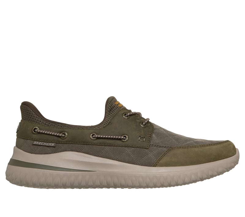 Skechers Slip-ins: Delson 3.0 - Cozy Fit Skipper, OLIVE, fullimage number 0