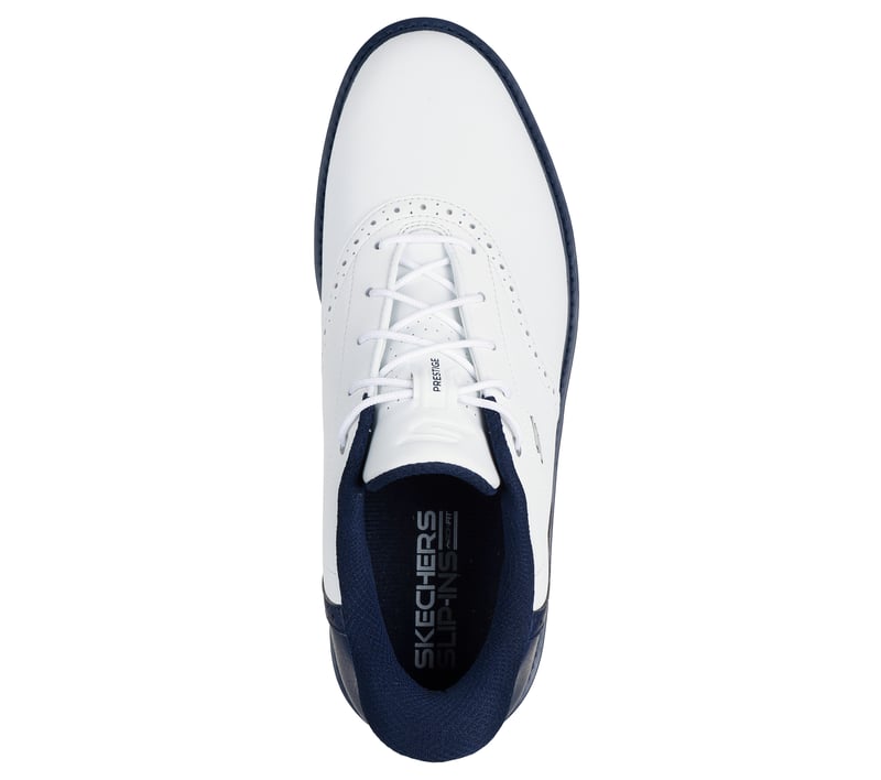 Skechers White/Navy Water Repellent Sneakers Go Golf Torque Size 10 New $55 Skechers Men main image 2