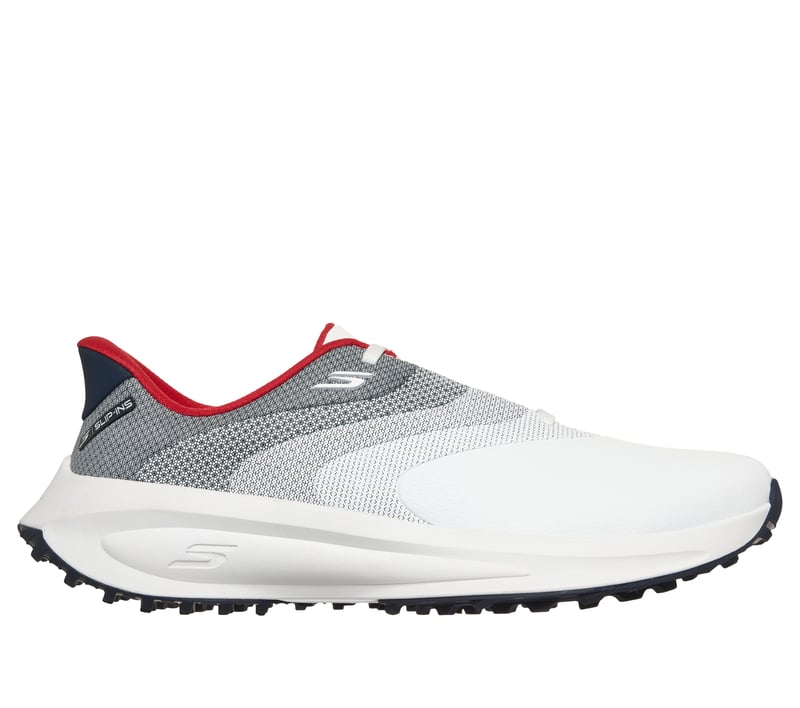 Skechers Slip-ins Waterproof: GO GOLF Flow SI, WHITE / NAVY, fullimage number 0