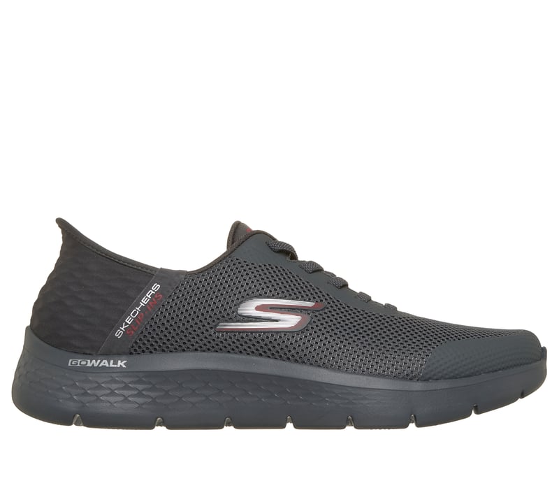 Skechers Slip-ins: GO WALK Flex - Hands Up, SÖTÉT SZÜRKE, fullimage number 0