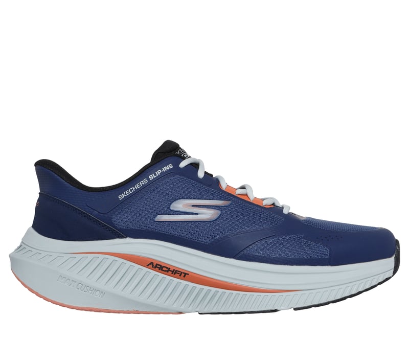 Skechers Slip-ins: GO WALK Max Cushioning Arch Fit - Jaylen, NAVY / ORANGE, fullimage number 0