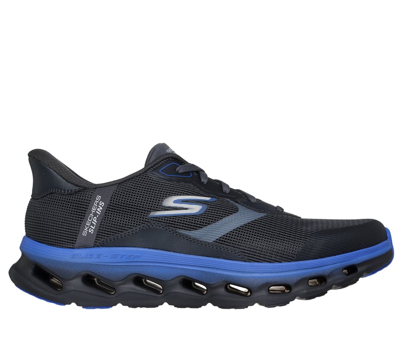 Skechers Slip-ins: GO WALK Glide-Step 2.0 - Zac, GRAY / BLUE, fullimage number 0