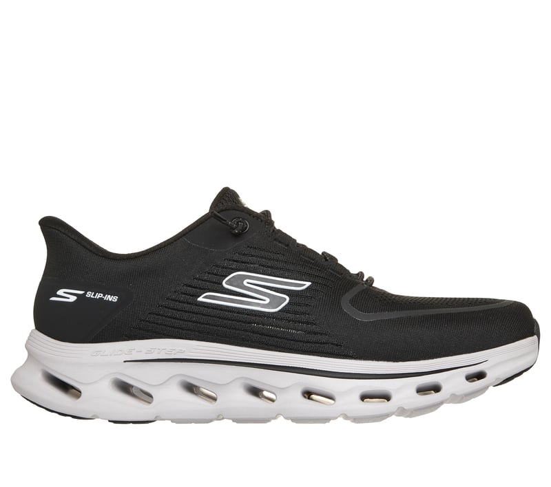 Skechers Slip-ins: GO WALK Glide-Step 2.0 - Santiago, BLACK / WHITE, fullimage number 0