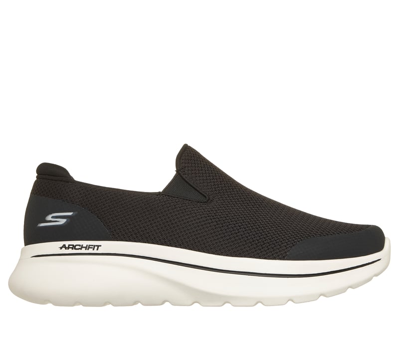Relaxed Fit: GO WALK Arch Fit N-Joy - Talen, BLACK / WHITE, fullimage number 0