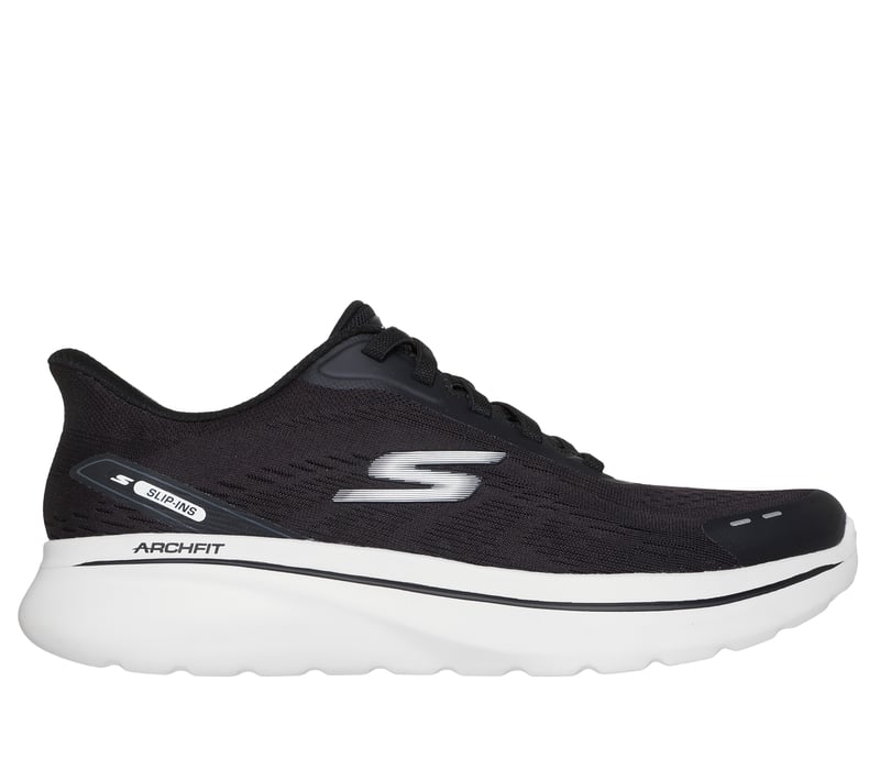 Skechers Slip-ins Relaxed Fit: GO WALK Arch Fit N-Joy - Nobend, BLACK / WHITE, fullimage number 0