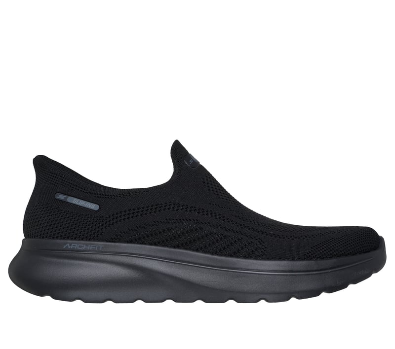 Skechers Slip-ins Relaxed Fit: GO WALK Arch Fit N-Joy - Dale, BLACK, fullimage number 0