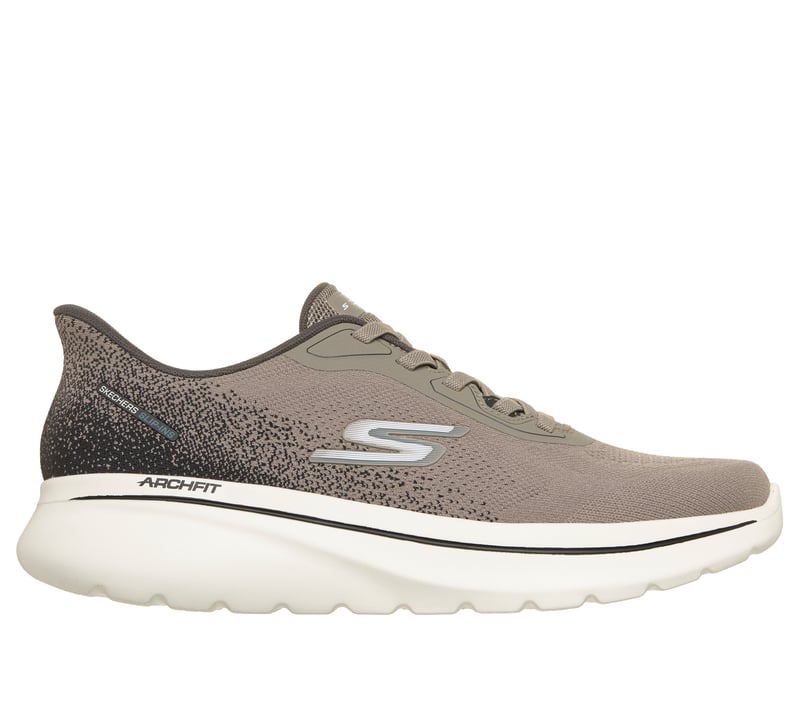 Skechers Slip-ins: GO WALK Arch Fit N-Joy - Alfredo, DARK TAUPE, fullimage number 0
